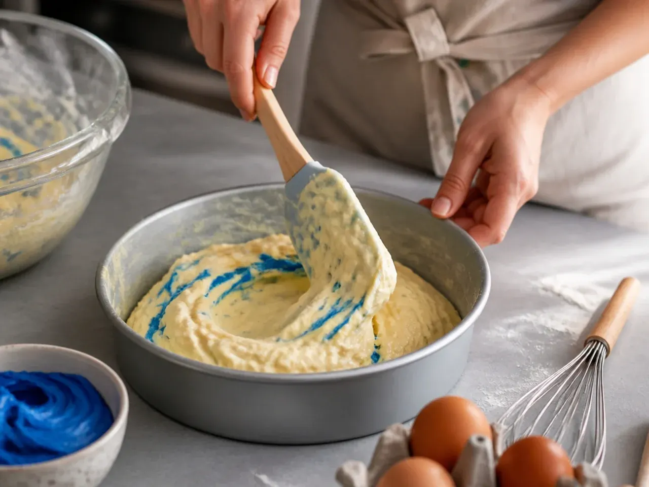 bluey duck cake ideas recipe step 4