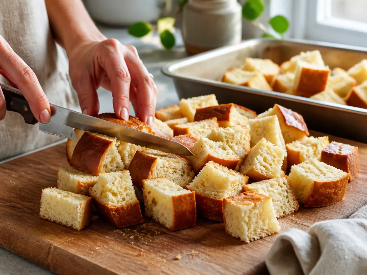 brioche french toast casserole recipe step 1