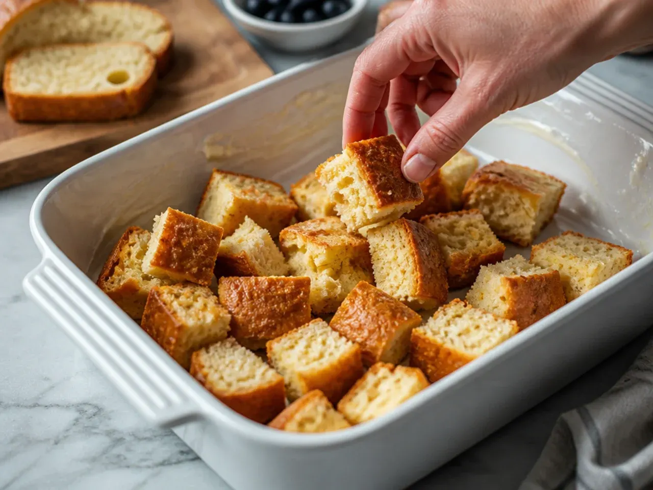 brioche french toast casserole recipe step 2