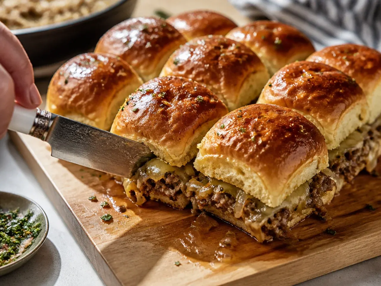 burger sliders recipes hawaiian rolls recipe step 7