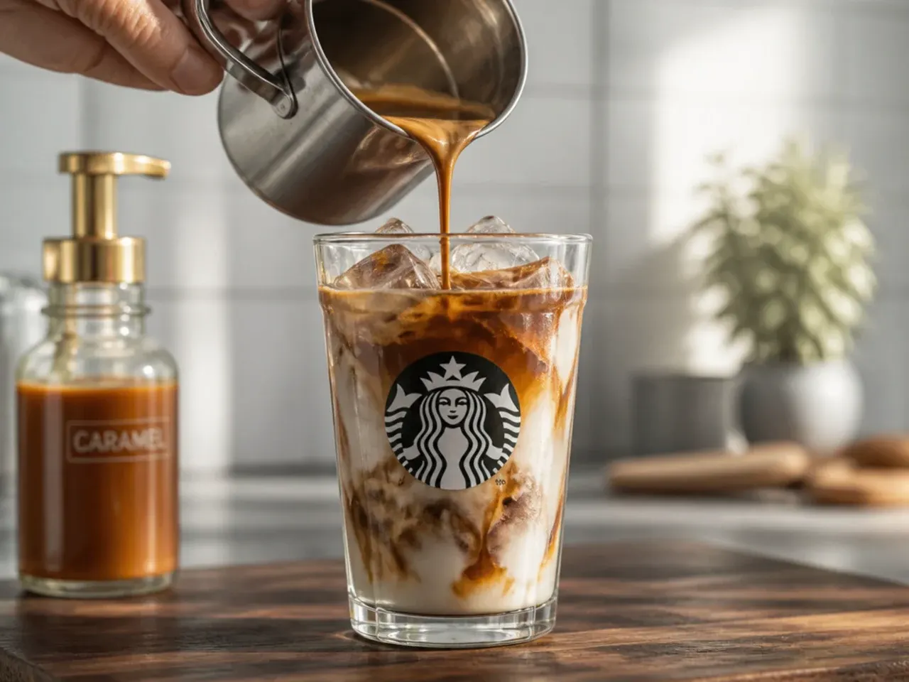 caramel starbucks drinks recipe step 2