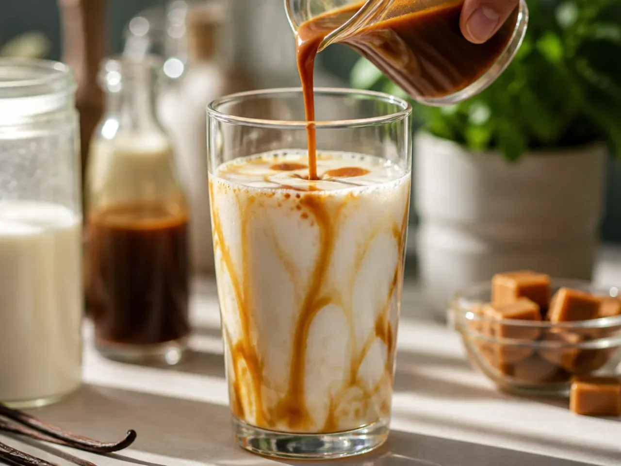 caramel starbucks drinks recipe step 3