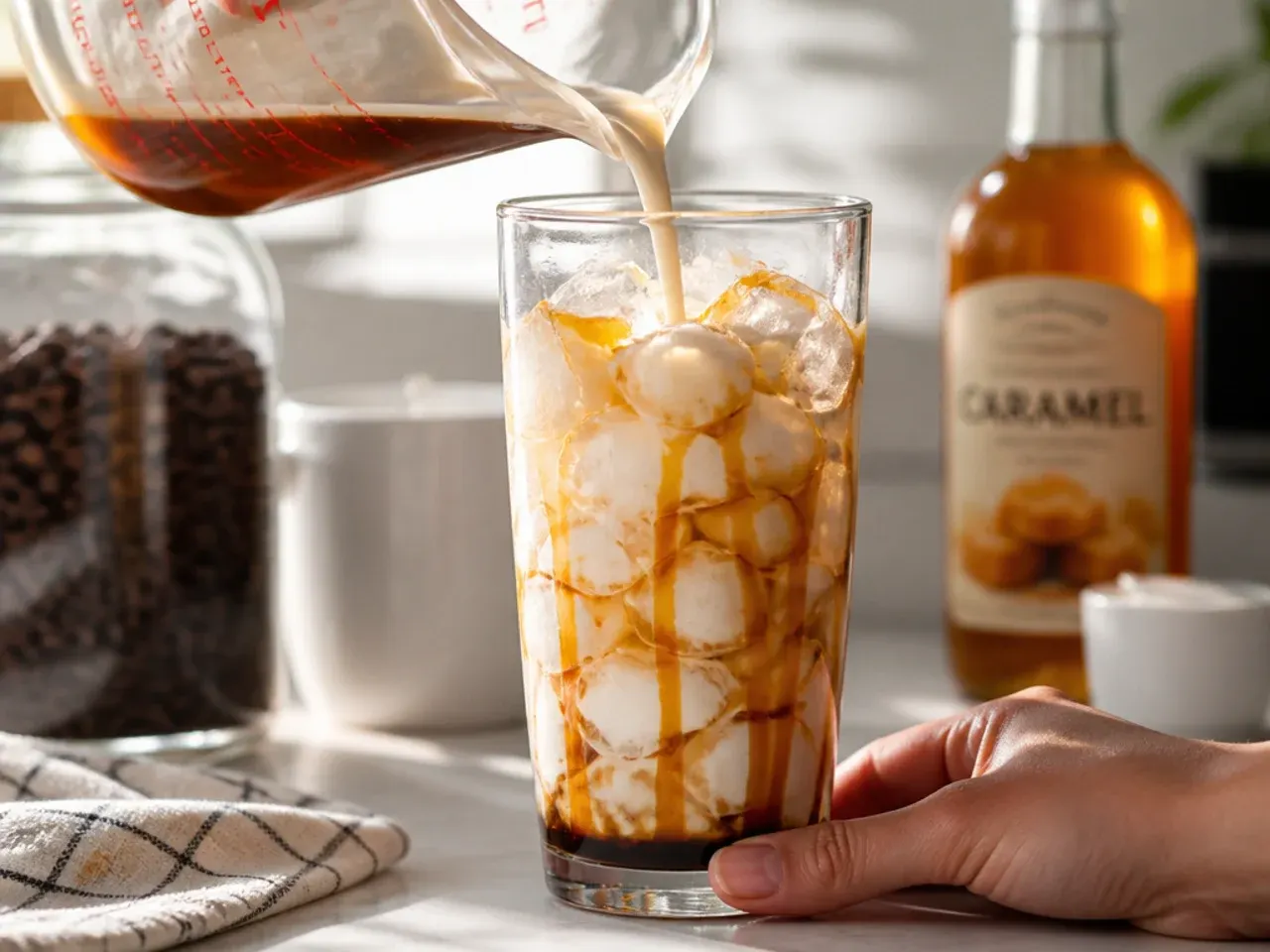 caramel starbucks drinks recipe step 4