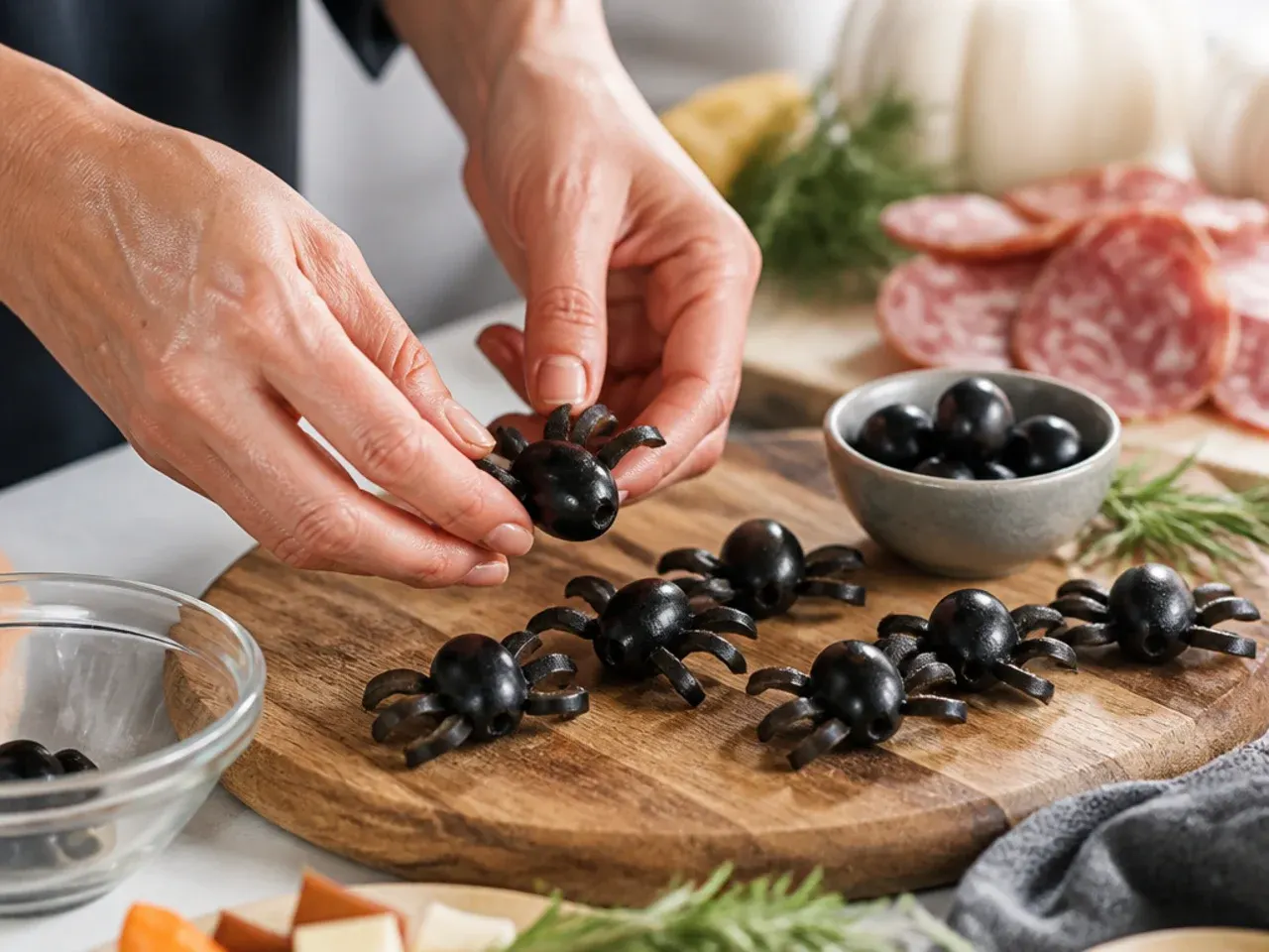 charcuterie board halloween ideas recipe step 6