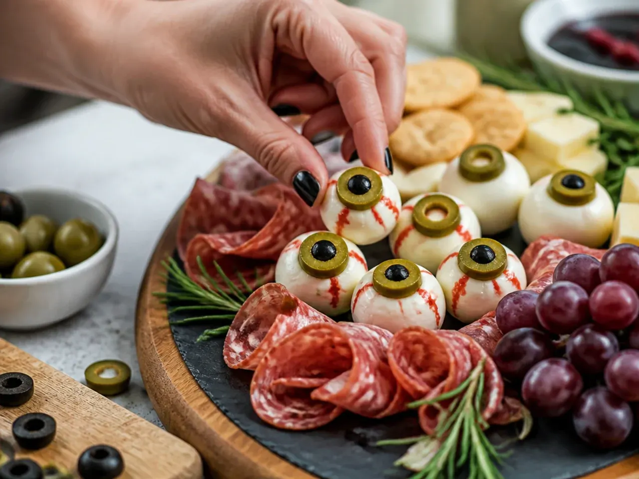 charcuterie board halloween ideas recipe step 15