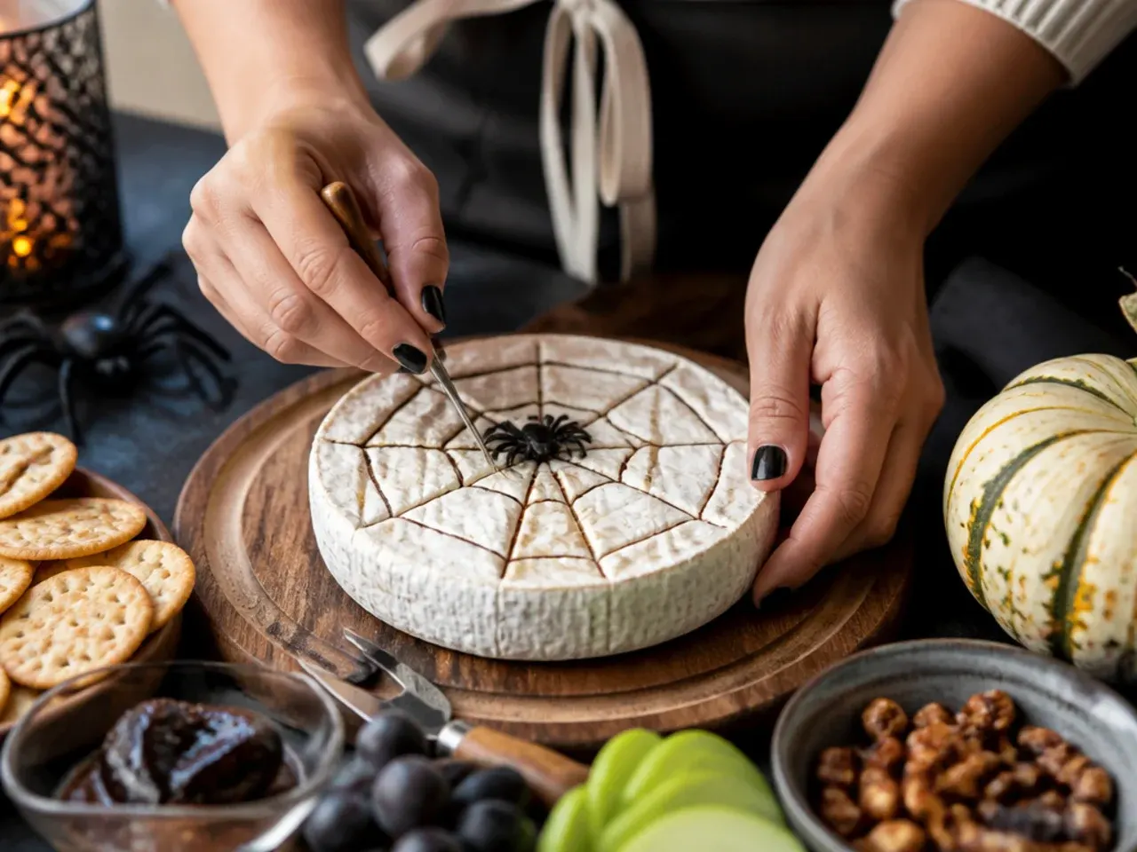 charcuterie board halloween recipe step 2