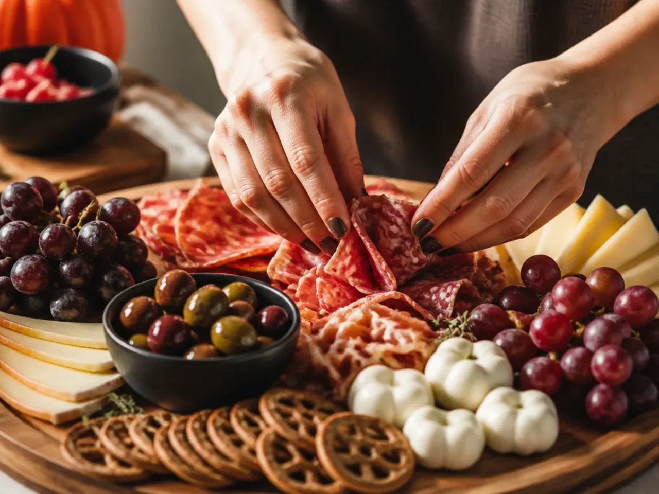 charcuterie board ideas halloween recipe step 4