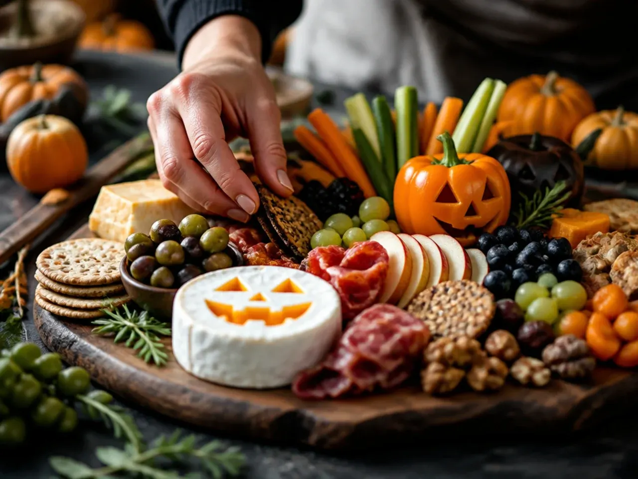 charcuterie board ideas halloween recipe step 6