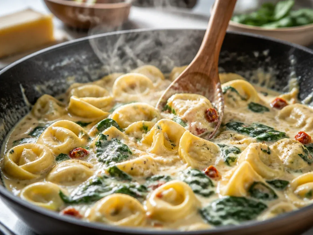 cheese tortellini recipes recipe step 7