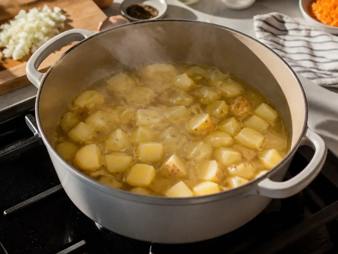 cheeseburger soup recipe recipe step 3