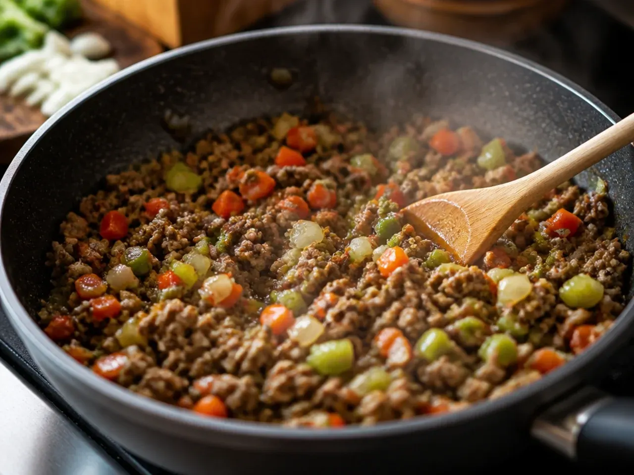 cheeseburger soup with velveeta recipe step 1