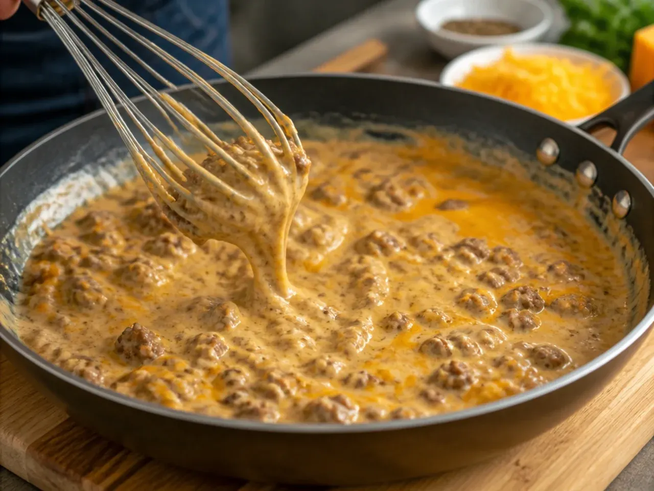 cheeseburger tater tot casserole recipe step 3