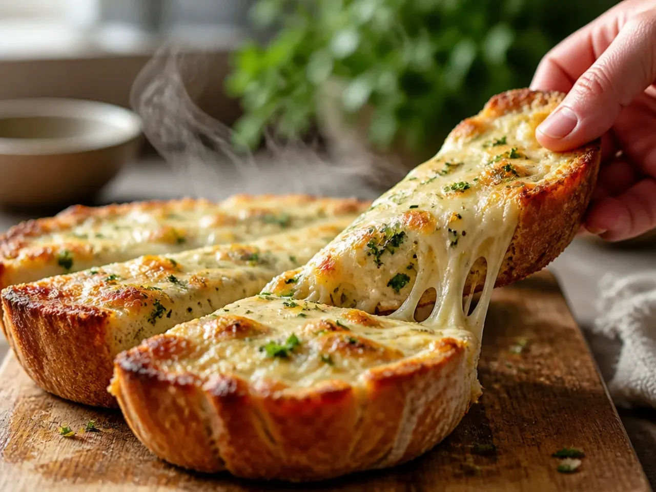 cheesy garlic bread recipe step 5
