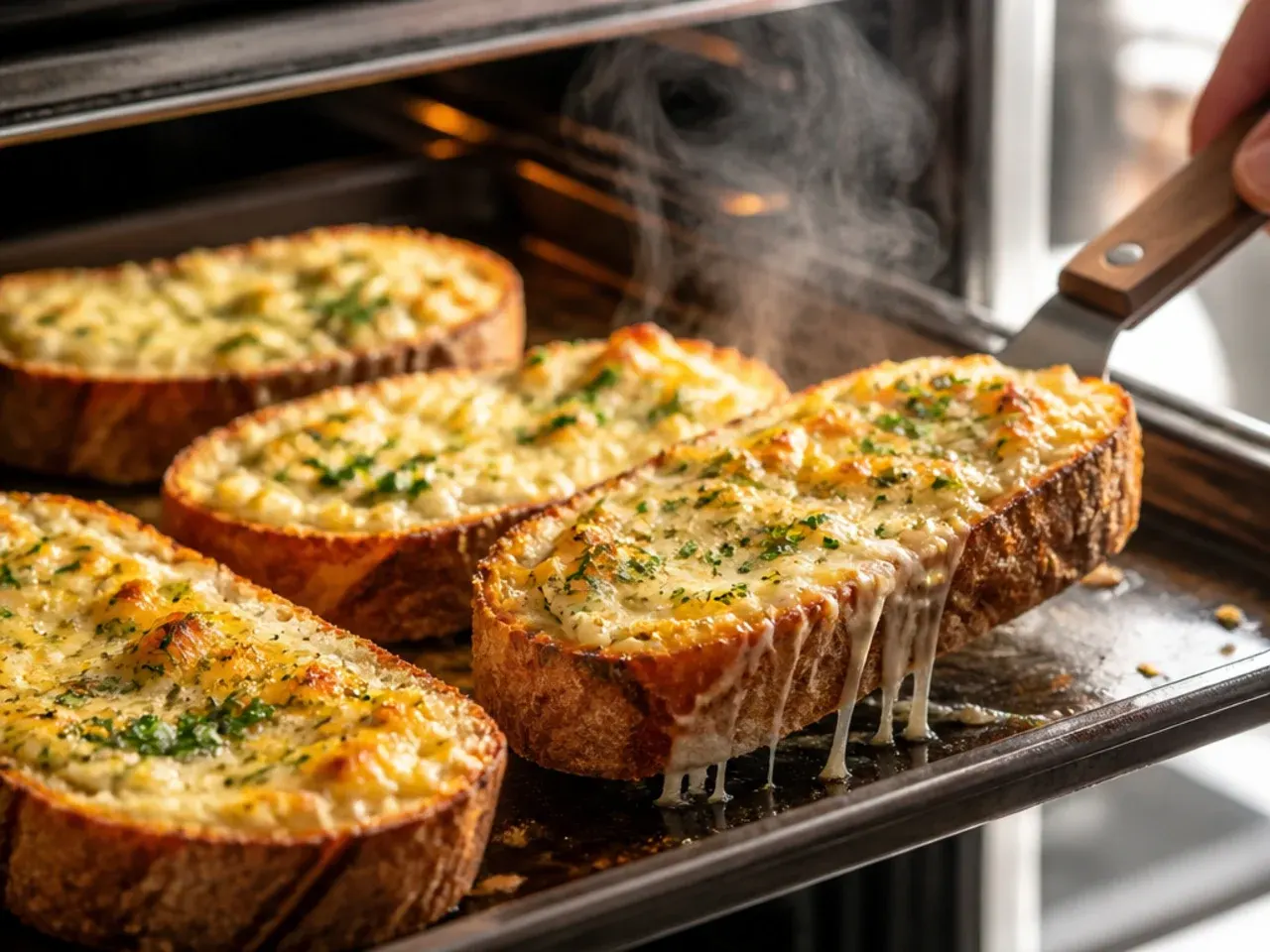 cheesy garlic bread recipe step 6