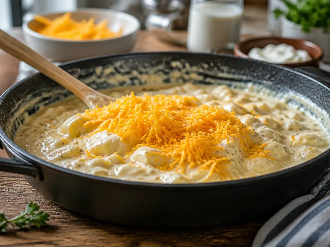 cheesy hashbrown casserole recipe step 3