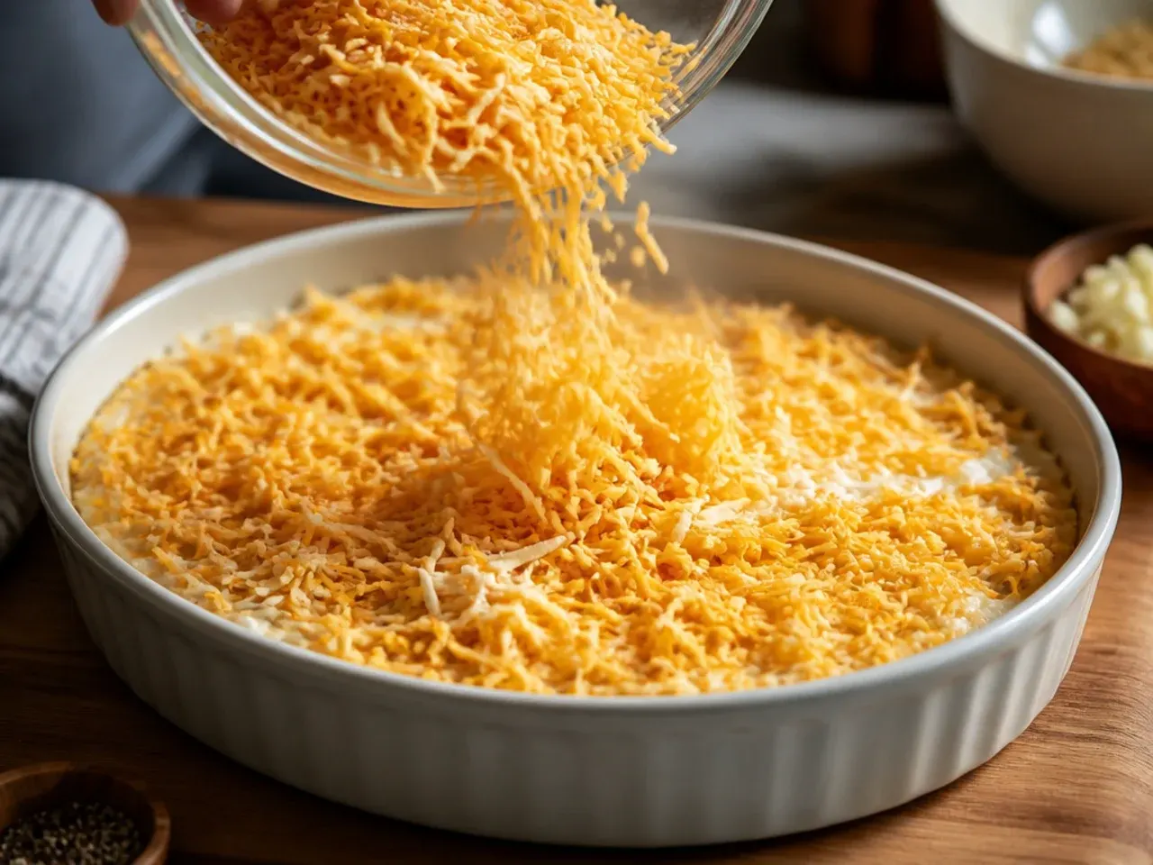 cheesy hashbrown casserole recipe step 5