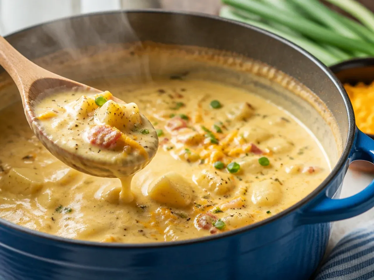 cheesy potato soup recipe step 7