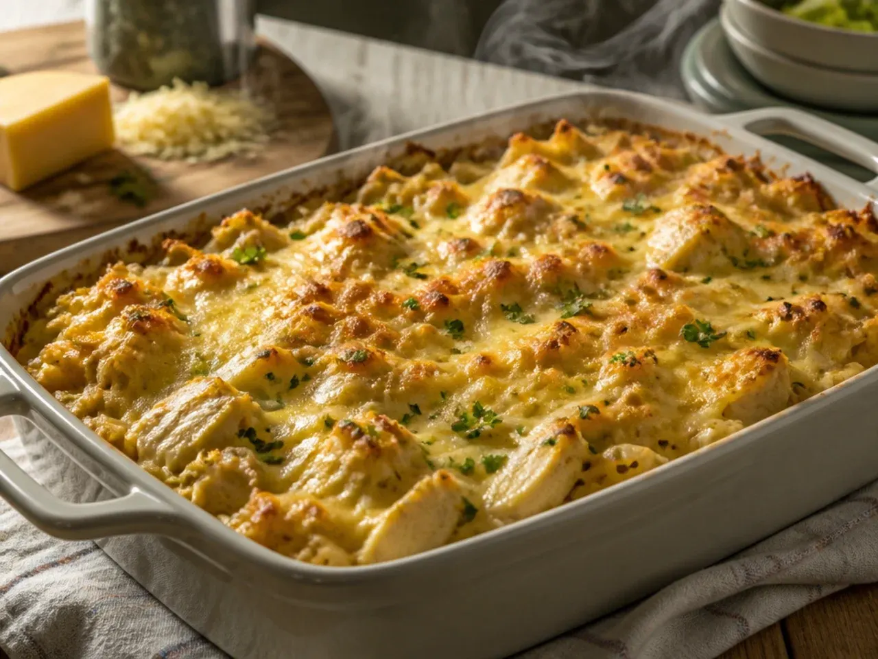 chicken alfredo bake recipe step 7