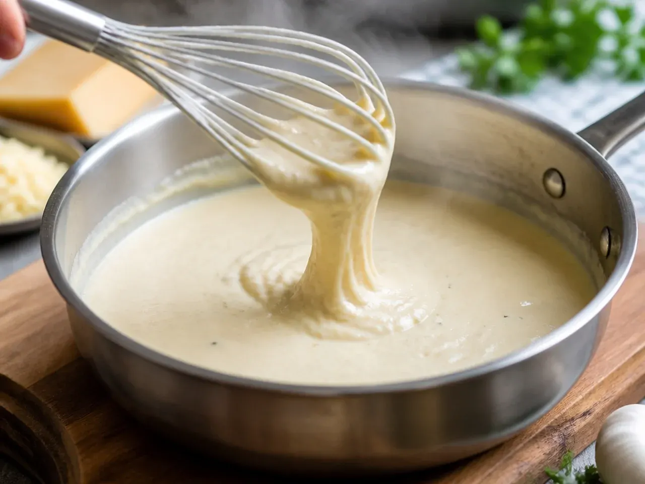 chicken alfredo pasta recipe step 5