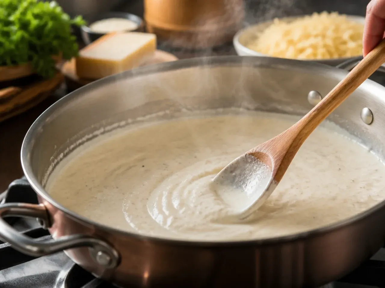 chicken alfredo recipe recipe step 4