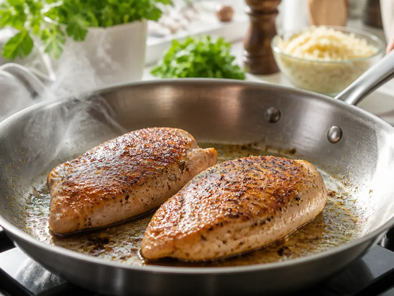 chicken alfredo recipe step 2