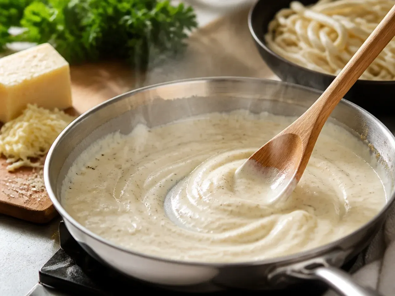 chicken alfredo recipe step 5
