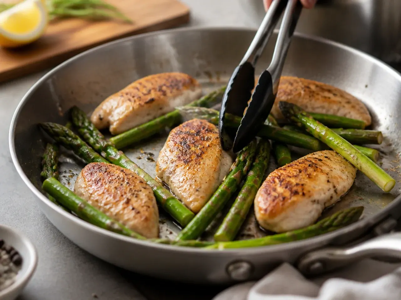 chicken and asparagus recipes recipe step 6