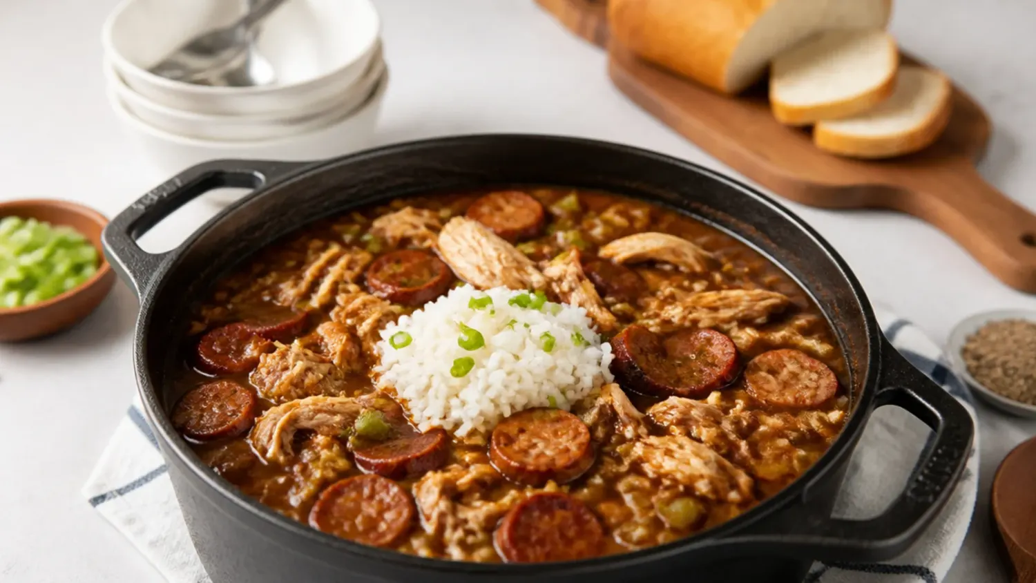 chicken and sausage gumbo — 20 Cozy Chicken and Sausage Gumbo Recipes