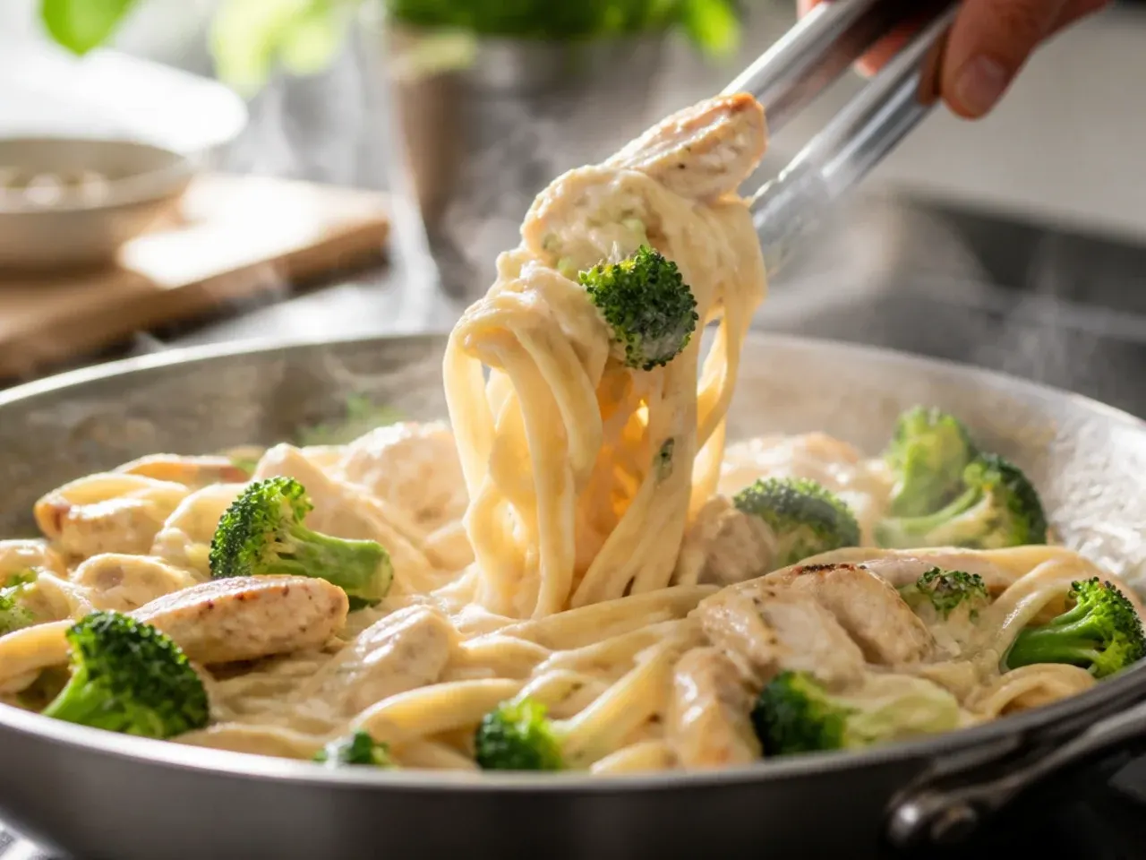 chicken broccoli alfredo recipe step 1