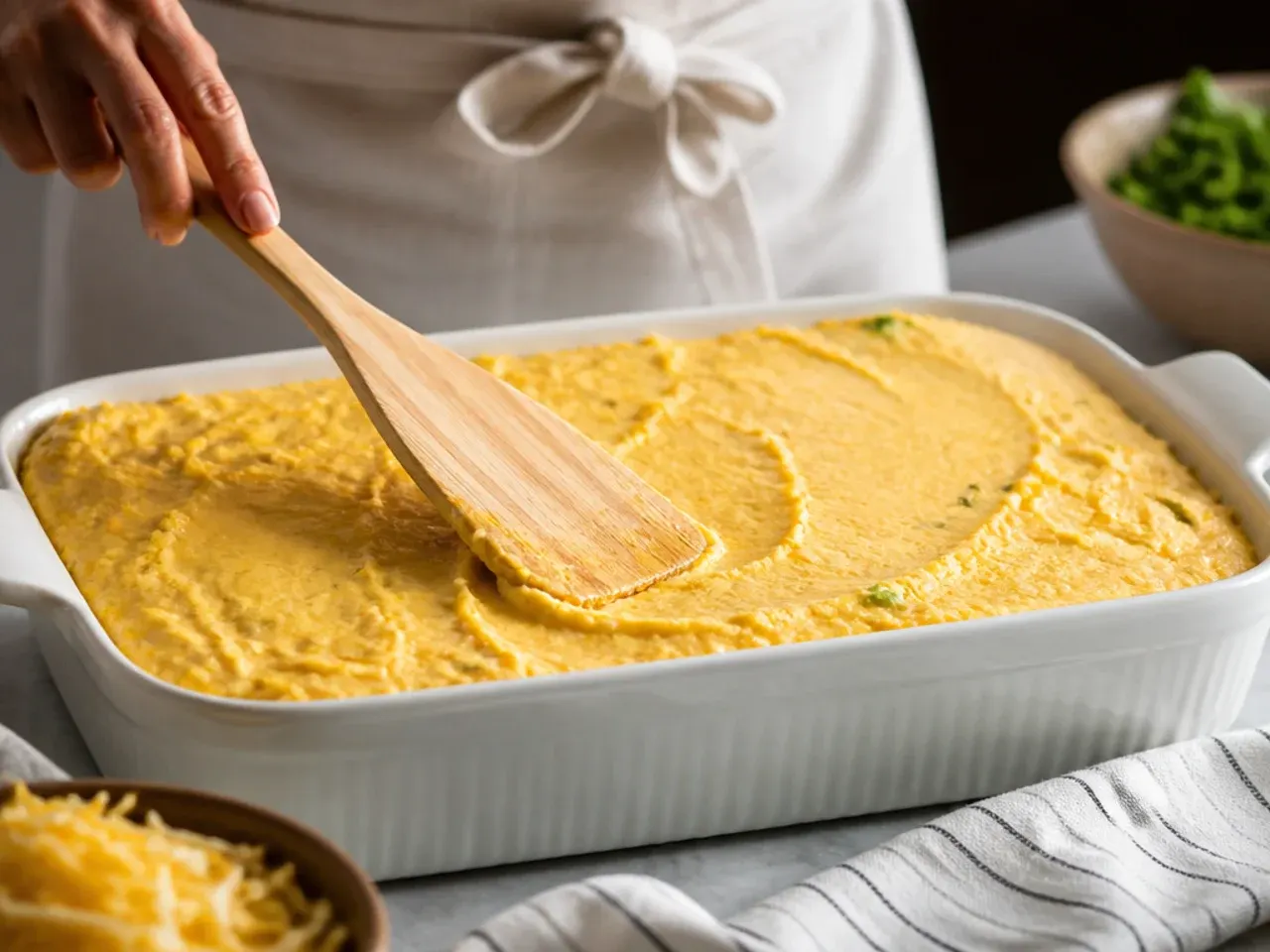 chicken cornbread casserole recipe step 16