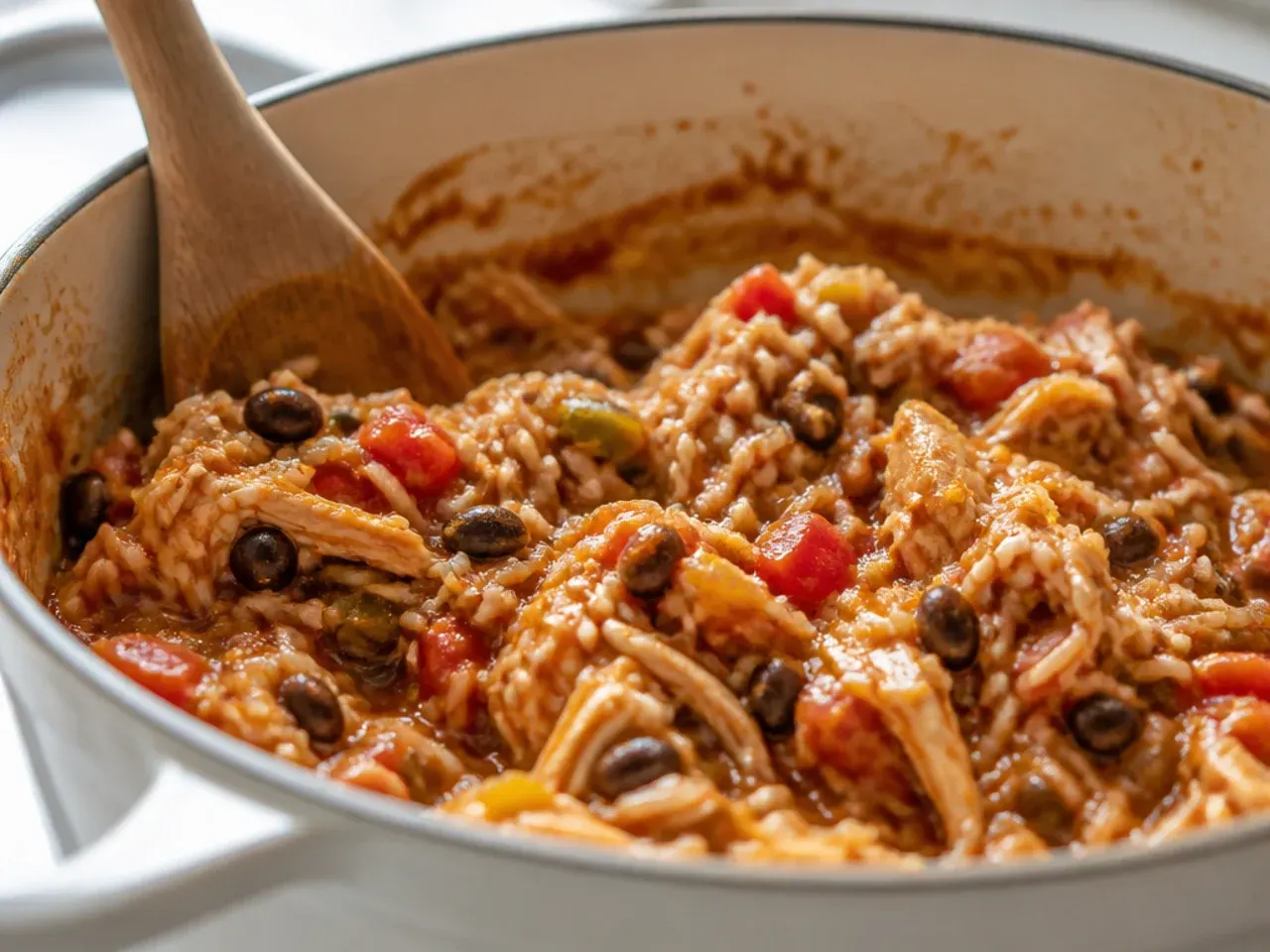 chicken enchilada rice casserole recipe step 3