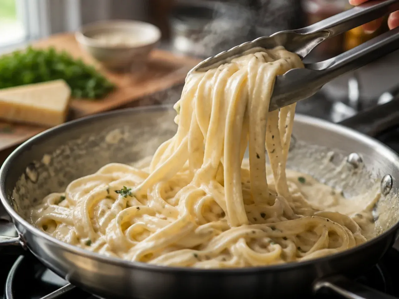 chicken fettuccine alfredo recipe step 3