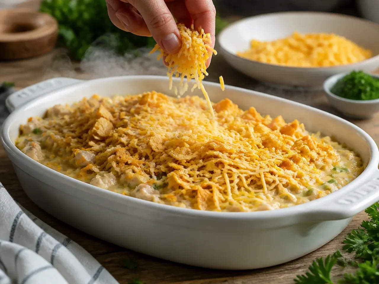 chicken hashbrown casserole recipe step 6