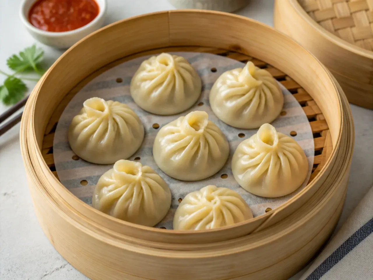 Pro tips for pleating and steaming chicken momos without tearing