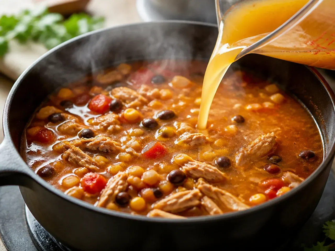 chicken taco soup recipe step 3