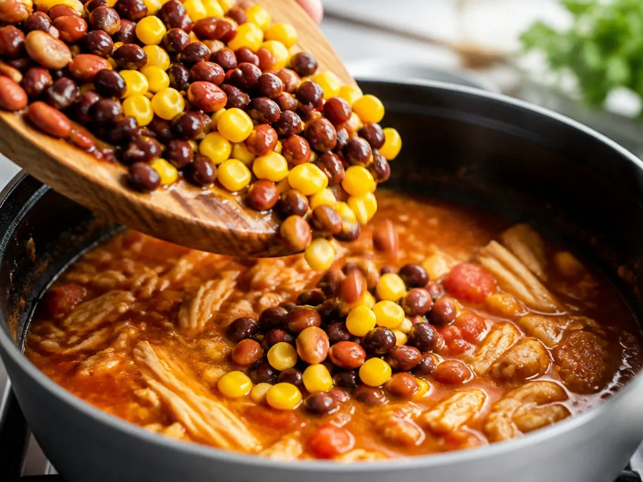 chicken taco soup recipe step 5