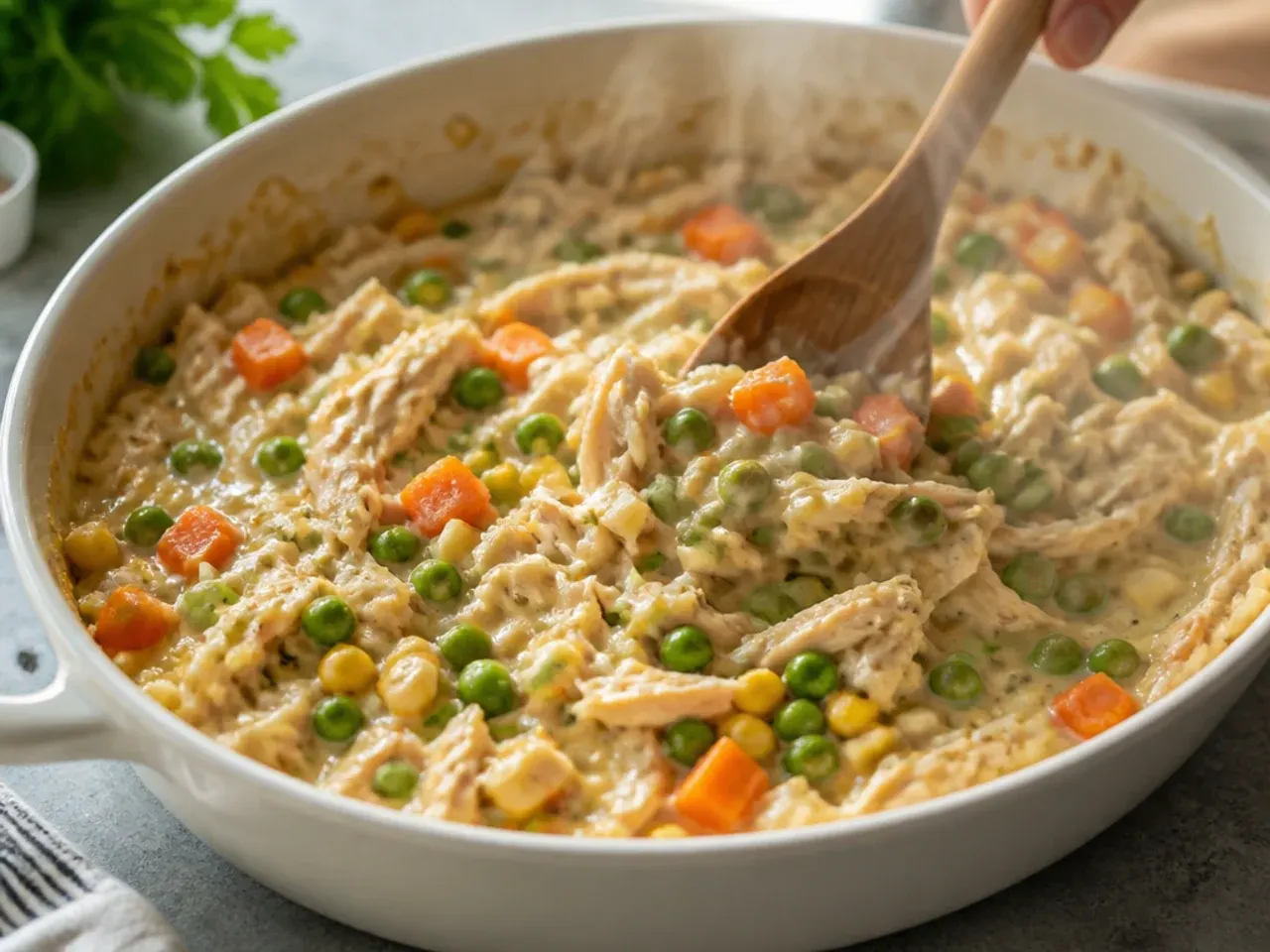 chicken tater tot casserole recipe step 4