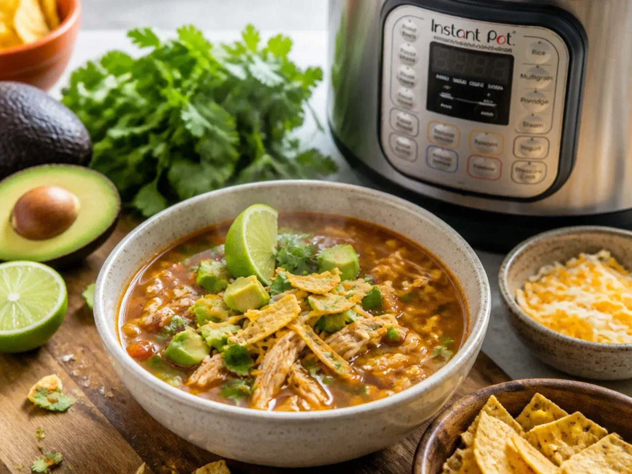 chicken tortilla soup instant pot recipe step 7