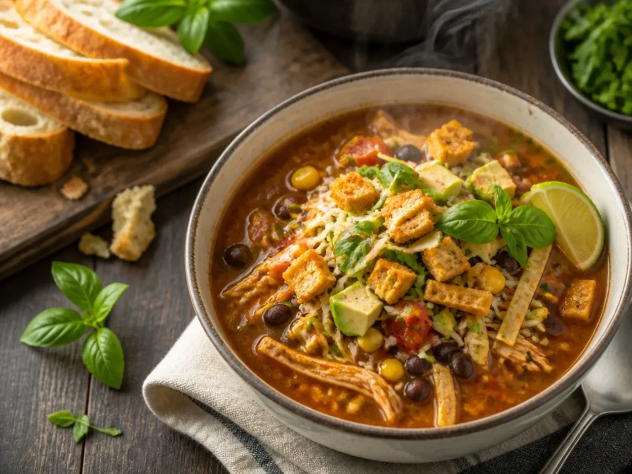 A handful of simple pantry ingredients laid out next to an Instant Pot