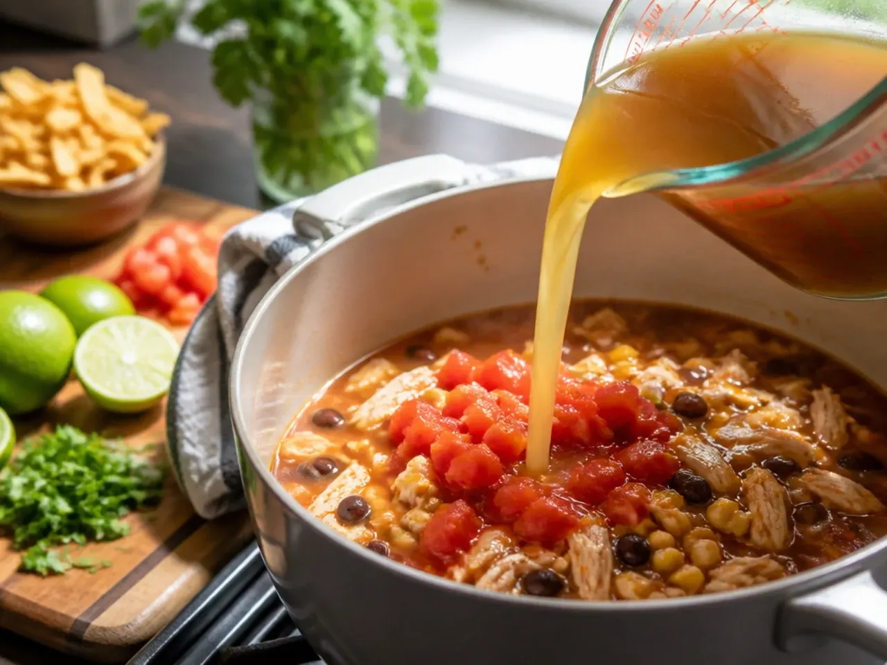 chicken tortilla soup recipe recipe step 2