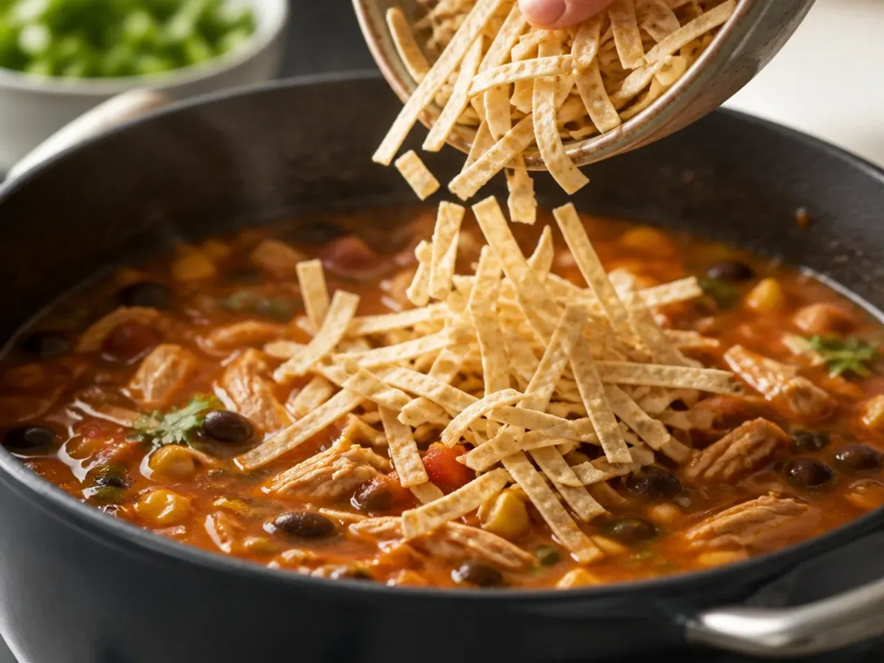 chicken tortilla soup recipe recipe step 4