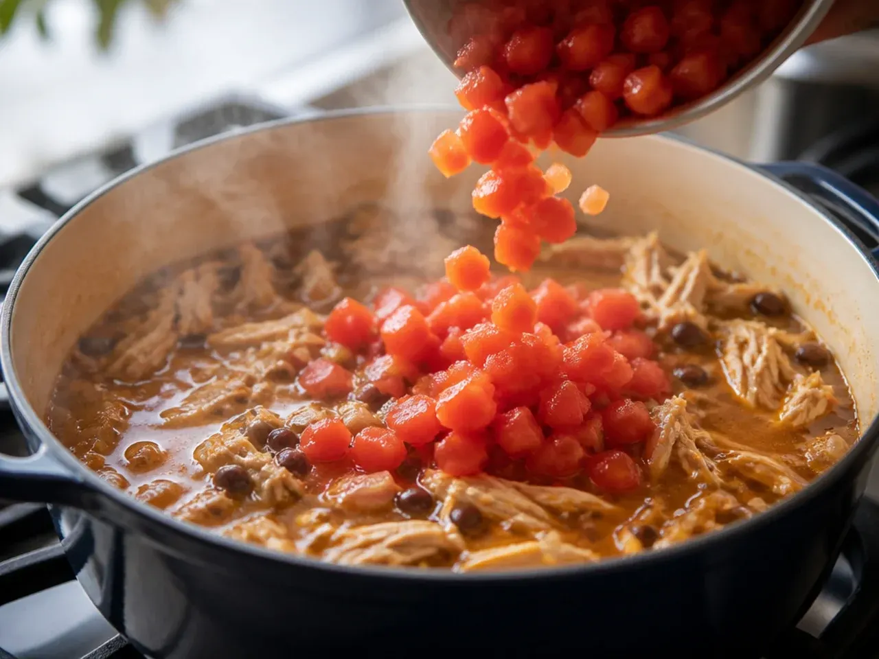 chicken tortilla soup stove top recipe step 6