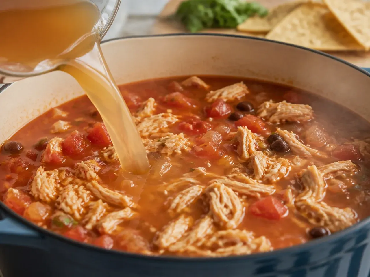 chicken tortilla soup recipe step 3
