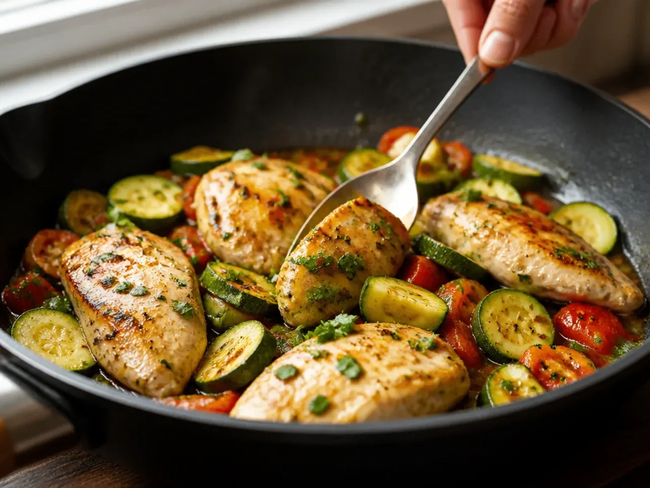 chicken zucchini recipes recipe step 7