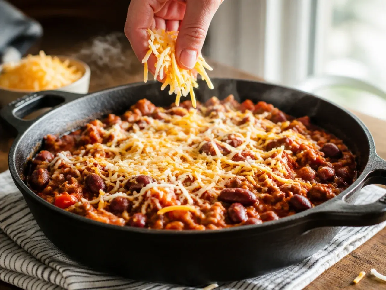 chili cornbread casserole recipe step 6