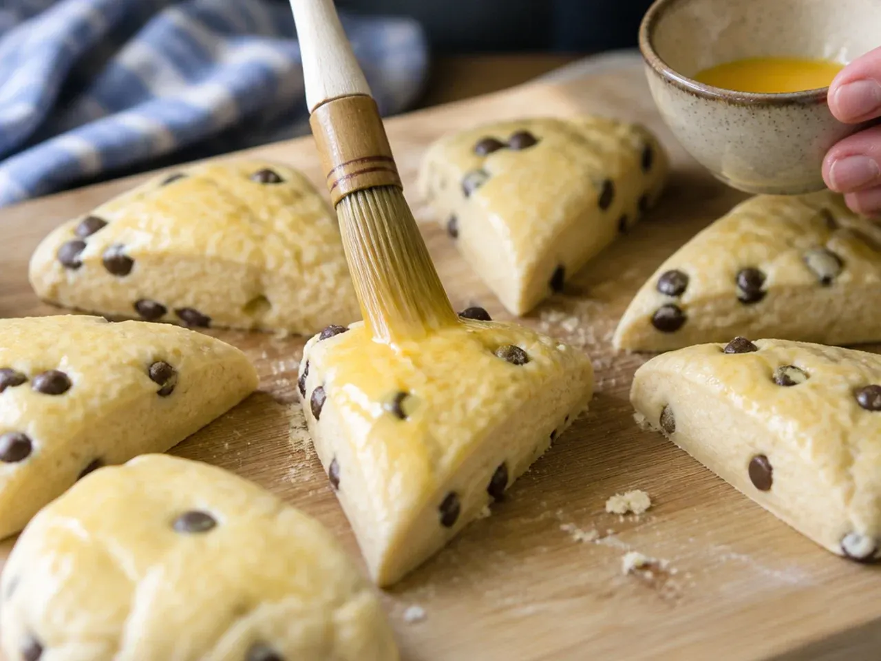 chocolate chip scones recipe step 6