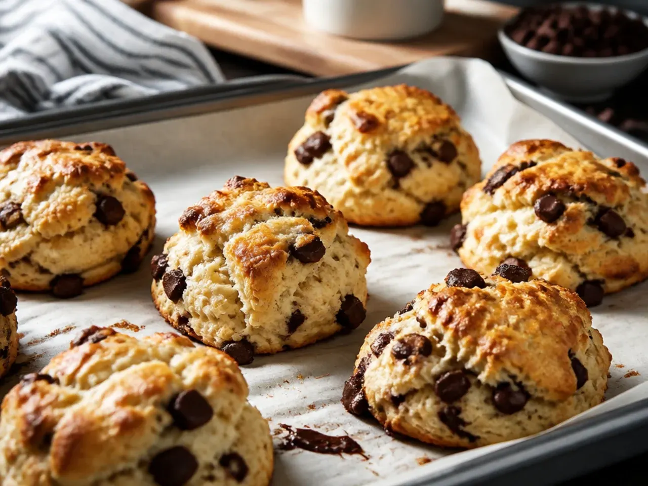chocolate chip scones recipe step 7