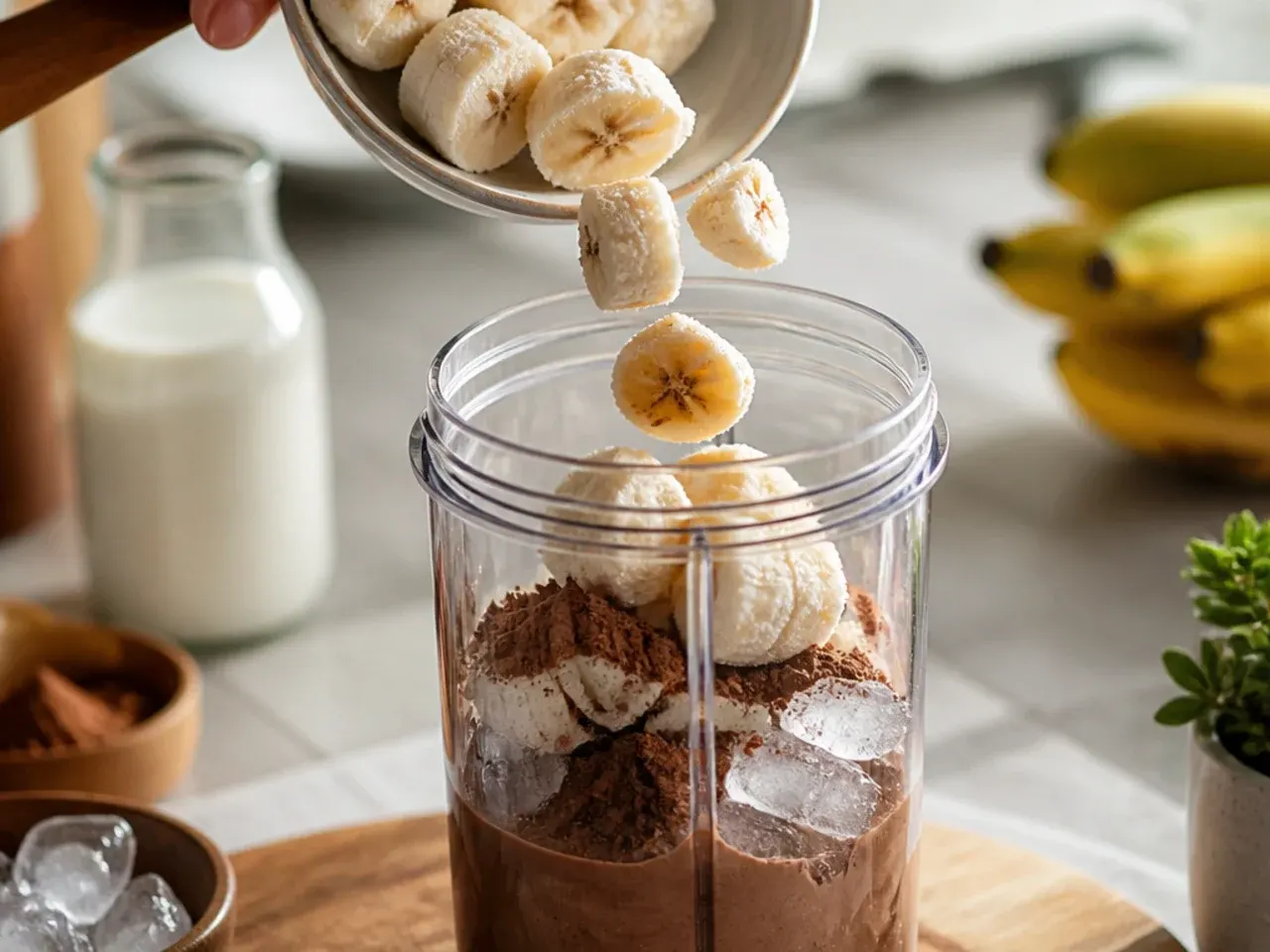 chocolate smoothie recipes healthy recipe step 5