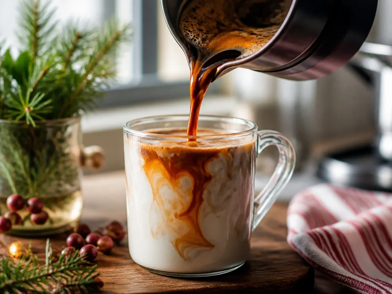 christmas coffee drinks recipe step 2