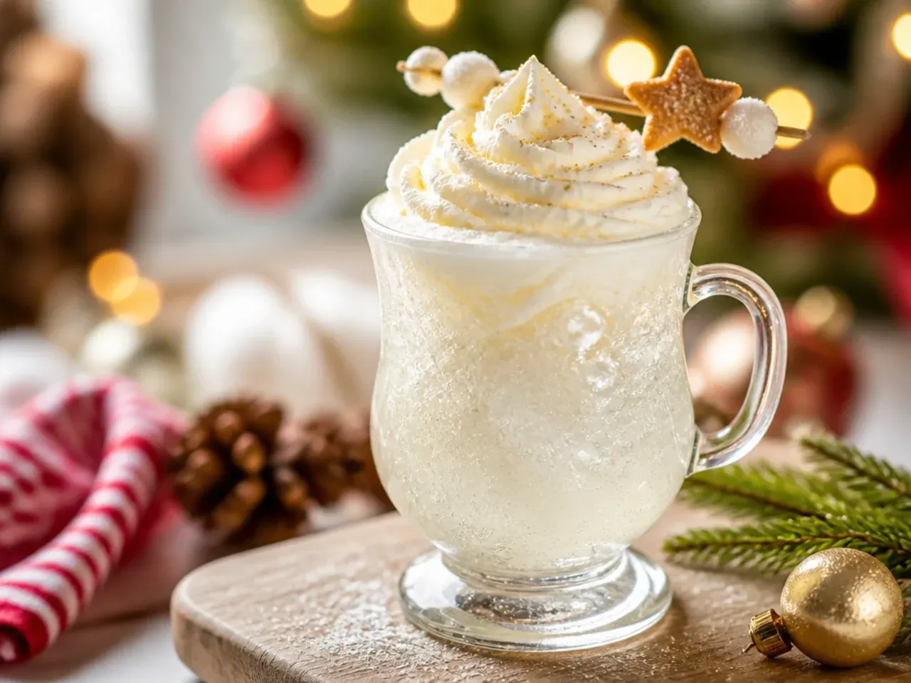Vanilla cream soda in a fountain glass with melting ice cream and a straw